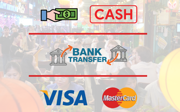 The restaurant accepts a variety of payment methods