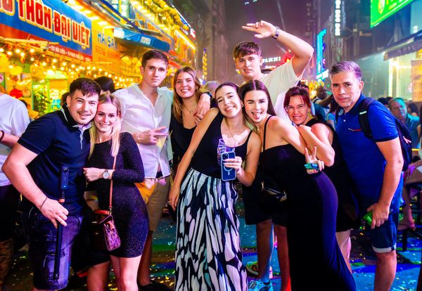 Immerse yourself in the music and dances at Bui Vien Street, the