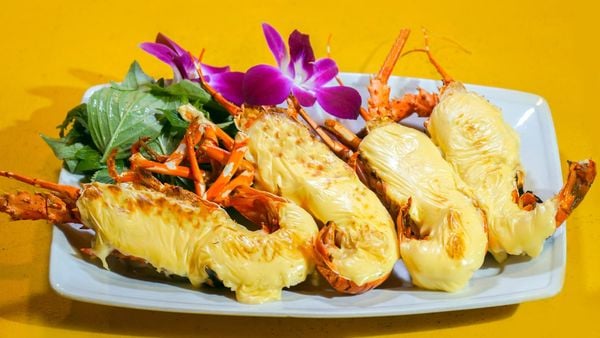 Tôm hùm baby đút lò phô mai