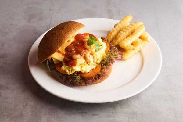 Bánh mì Mexico nhân trứng & đậu