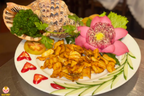 Ốc hoàng hậu nướng muối ớt