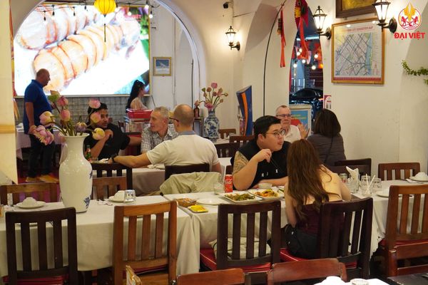 The restaurant is open 24/7.