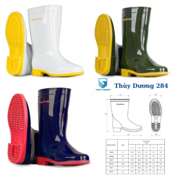 Ủng nhựa Thùy Dương nhiều màu tại Quảng Ninh