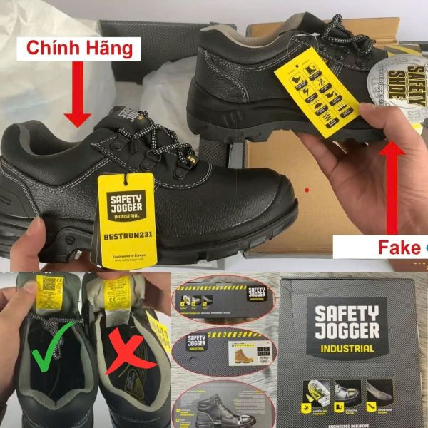 Phân biệt giày bảo hộ Jogger chính hãng