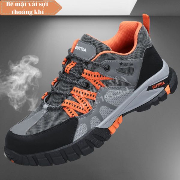 Giày bảo hộ siêu nhẹ thoáng khí dùng trong KCn Cái Lân Quảng Ninh