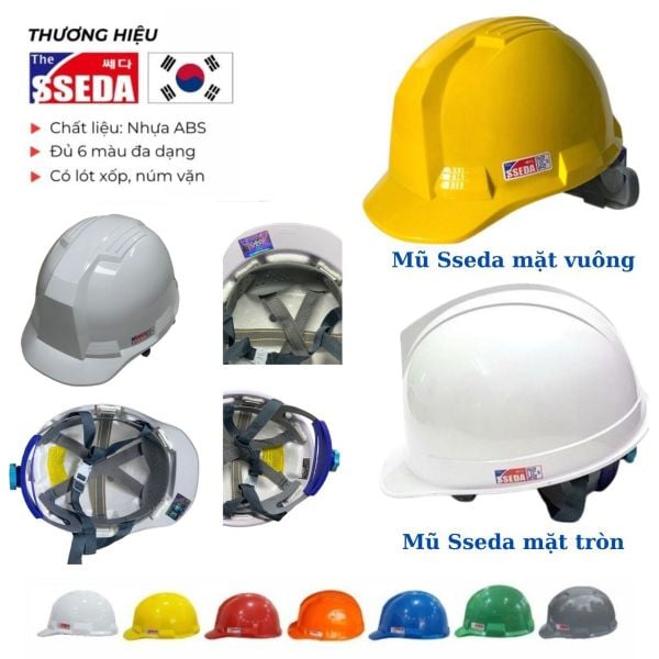 Mũ bảo hộ Sseda Hàn Quốc chính hãng tại Quảng Ninh