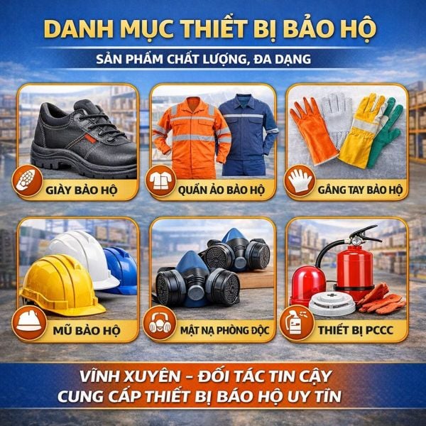 Danh mục thiết bị bảo hộ Vĩnh Xuyên cung cấp