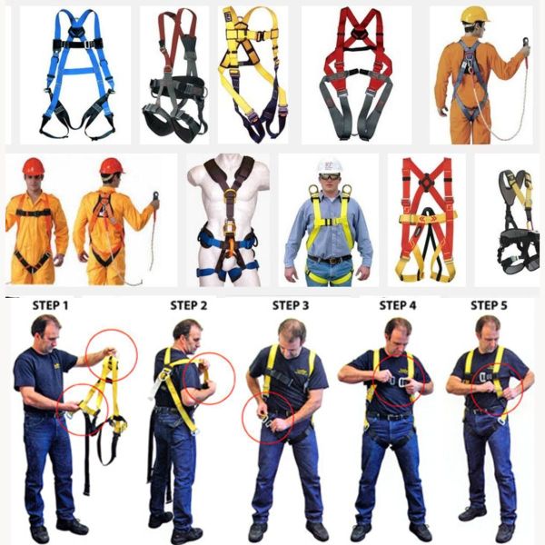 Dây đai an toàn cho thợ điện lao động trên cao