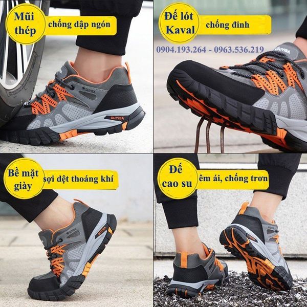 Giày bảo hộ lao động bảo vệ chân người lao động trong các môi trường nguy hiểm