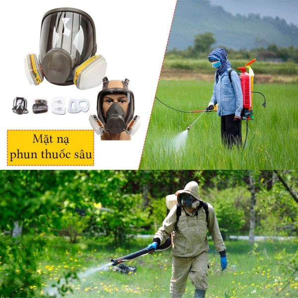 Mặt nạ phun thuốc sâu cả mặt 3M 6800