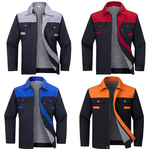 Phối màu quần áo bảo hộ kaki 2 lớp tại Quảng Ninh