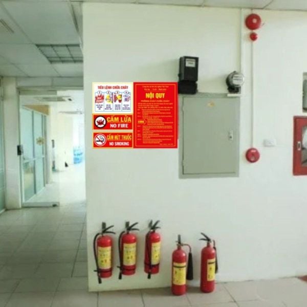 Vai trò của tiêu lệnh phòng cháy chữa cháy