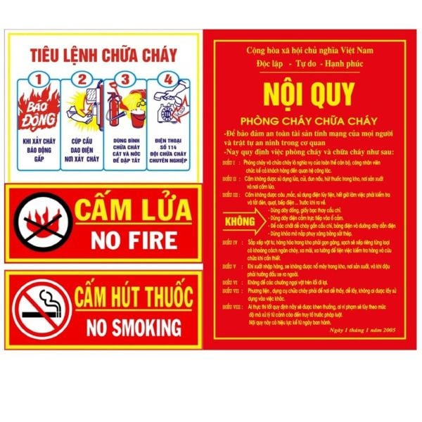 Nội dung tiêu lệnh phòng cháy chữa cháy
