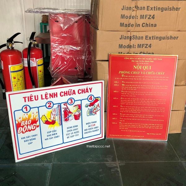 Địa chỉ cung cấp tiêu lệnh phòng cháy chữa cháy tại Hải Phòng