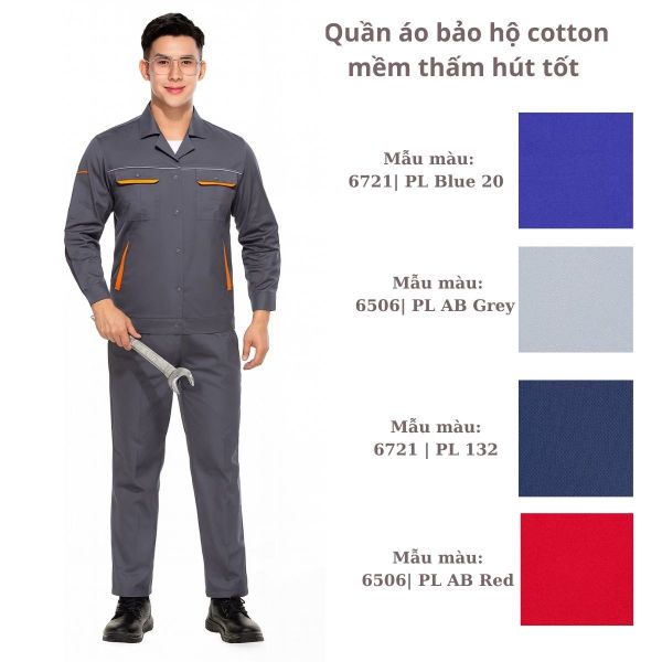 May đo quần áo bảo hộ lao động tại Quảng Ninh cho thợ sửa chữa