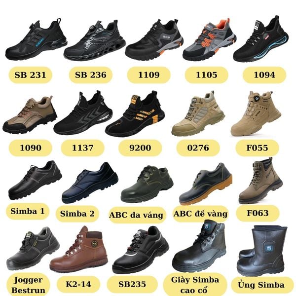 Tổng kho giày bảo hộ chính hãng cho doanh nghiệp Quảng Ninh