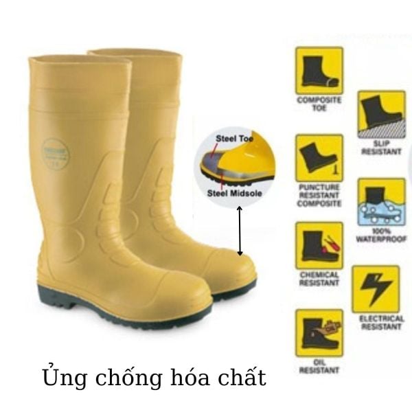 Ủng bảo hộ chống hóa chất tại Hải Phòng