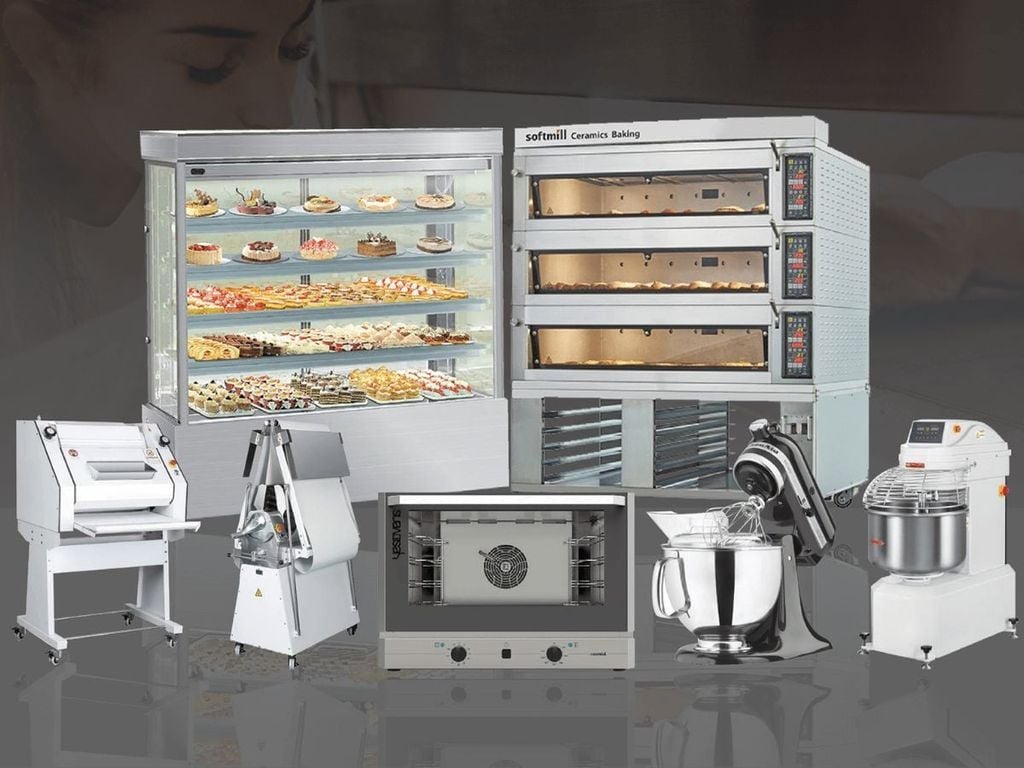 combo thiết bị làm bánh