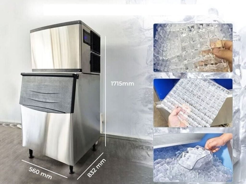 gợi ý chọn máy làm đá viên công nghiệp phù hợp cho mô hình kinh doanh