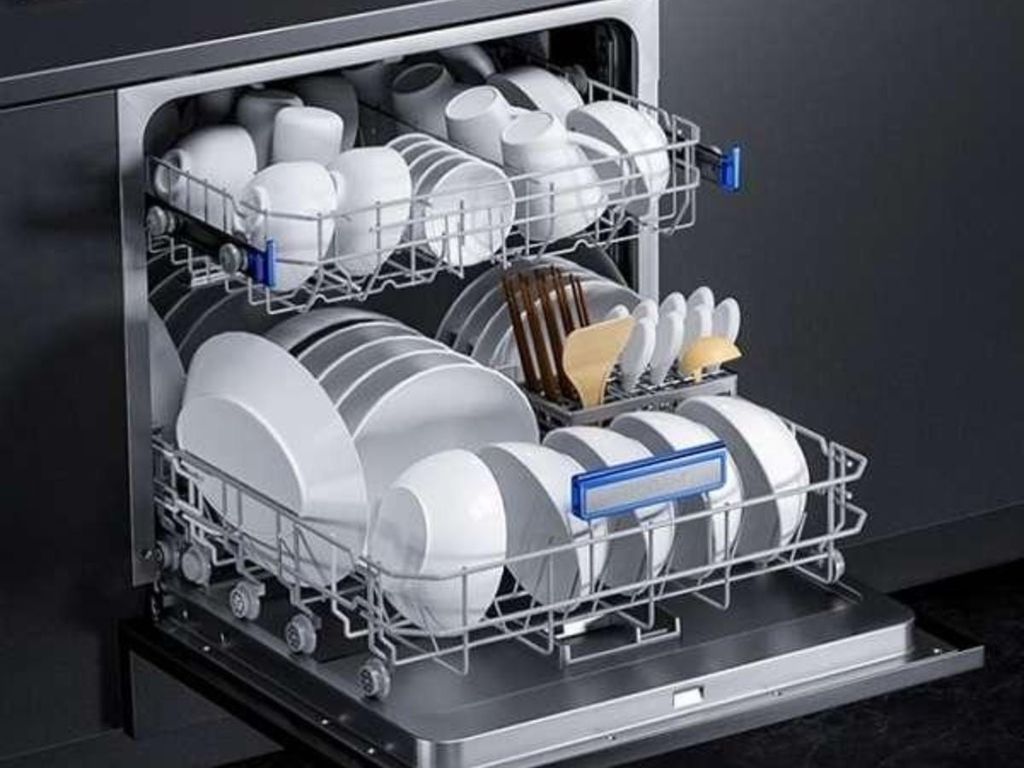xếp máy rửa bát đúng cách