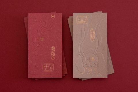 Thiết kế bao lì xì tết theo nhận diện thương hiệu