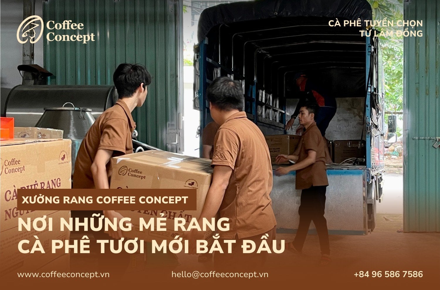 Coffee Concept – Đồng hành cùng chủ quán chọn cà phê chất lượng
