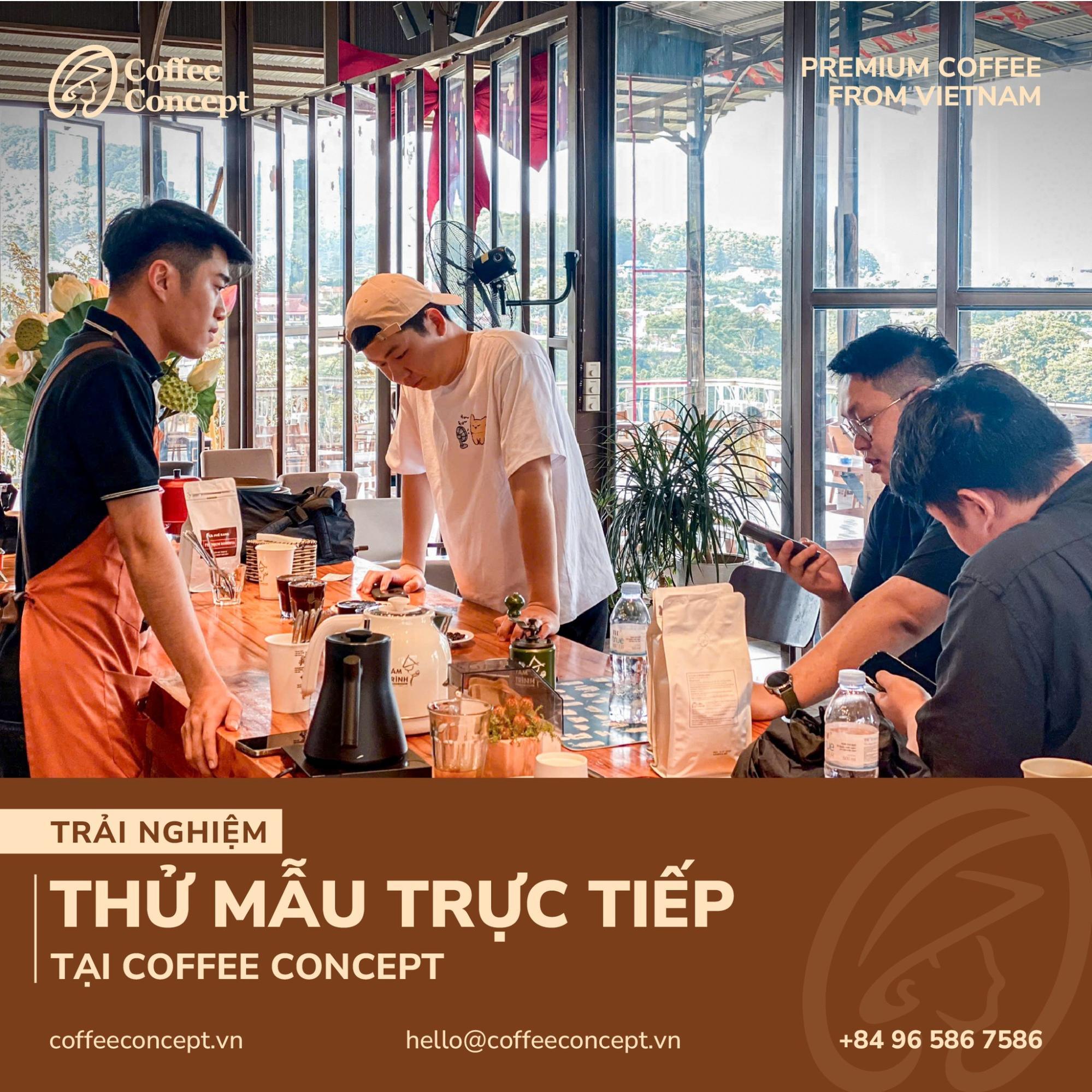 Coffee Concept – Đồng hành cùng quán cà phê rang tươi