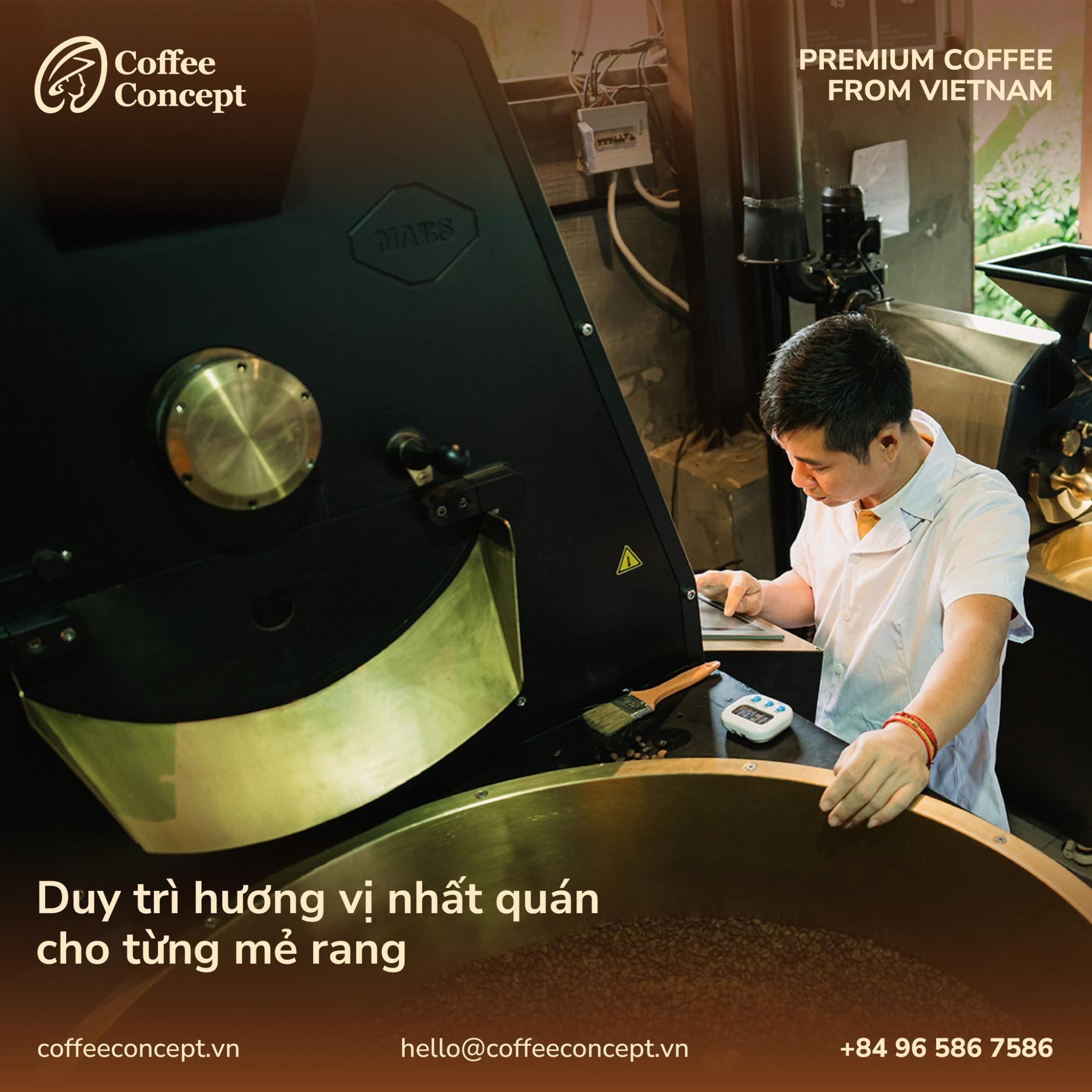 Coffee Concept – Đồng hành cùng quán cà phê rang tươi