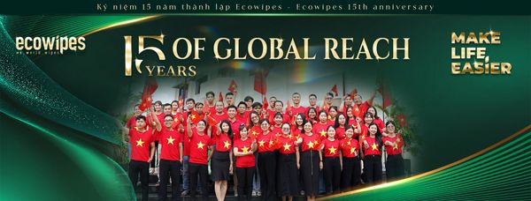 EcoWipes Việt Nam - Hành trình 15 năm vươn tầm quốc tế