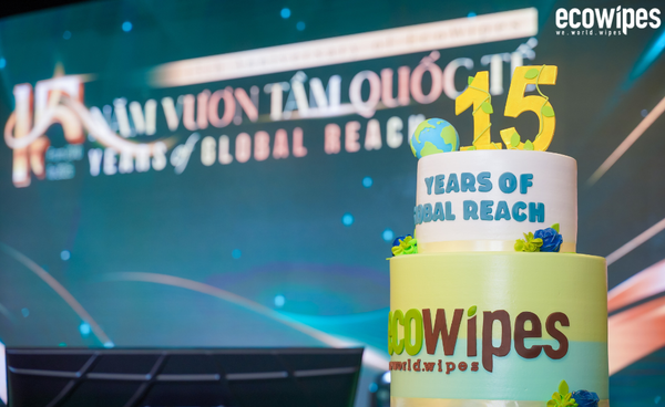 EcoWipes Việt Nam kỷ niệm 15 năm thành lập công ty chủ đề Vươn tầm quốc tế