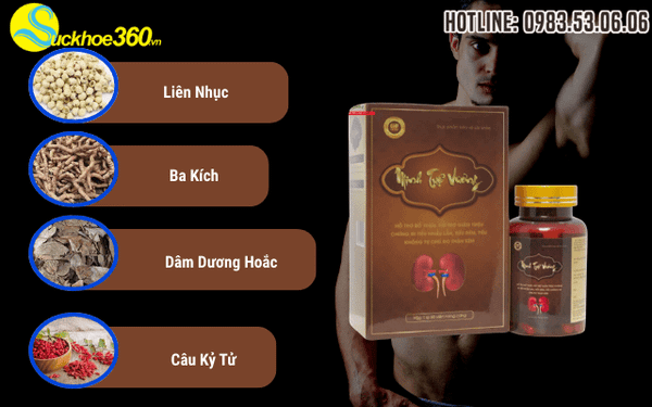 Thành phần viên uống bổ thận Minh Tuệ Vương có gì nổi bật?