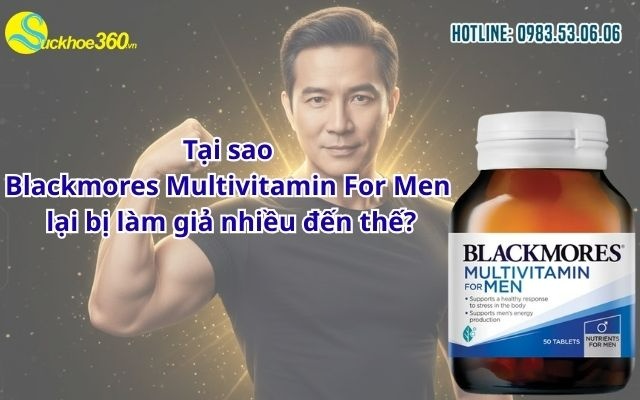 Tại sao Blackmores Multivitamin For Men lại bị làm giả nhiều đến thế?