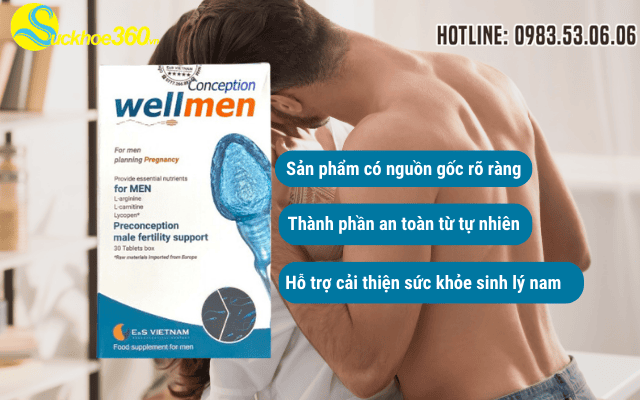 Review sử dụng viên uống Wellmen Conception có tốt không?