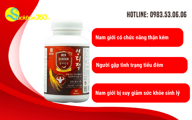 Ai nên sử dụng viên uống Men Ginsen