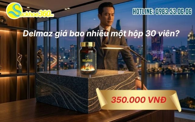 Delmaz giá bao nhiêu một hộp 30 viên?