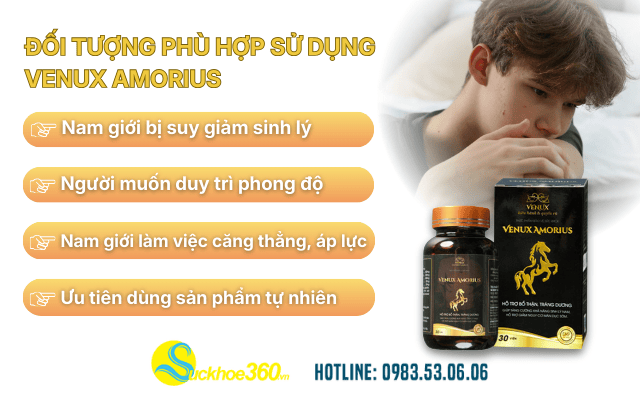 Đối tượng khách hàng phù hợp sử dụng Venux Amorius
