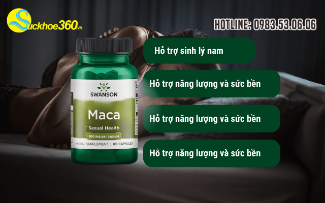 Swanson Maca Sexual Health có tác dụng gì đối với sức khỏe?