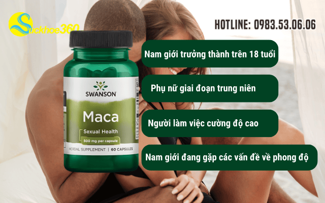Swanson Maca Sexual Health 500mg dùng cho ai trước khi sử dụng?