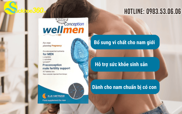 Viên uống Wellmen Conception là sản phẩm nổi bật gì?