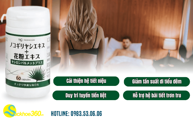 Hỗ trợ tuyến tiền liệt nam giới bằng Saw Palmetto Plus