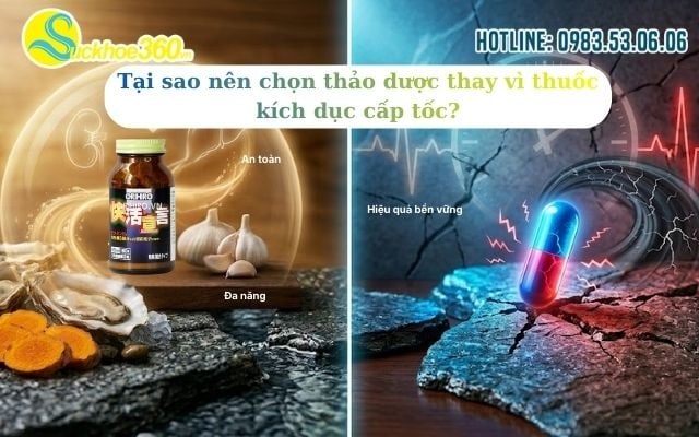 Tại sao nên chọn thảo dược thay vì thuốc kích dục cấp tốc?