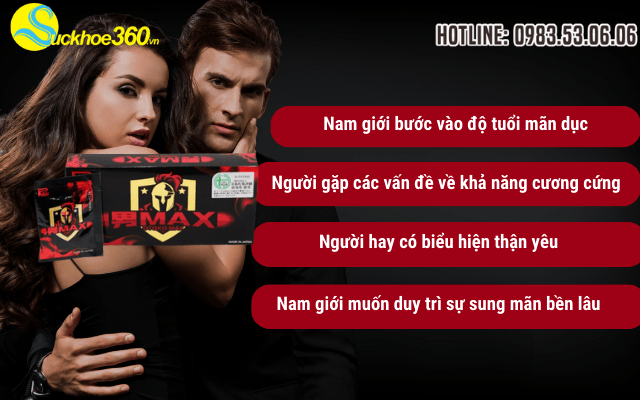 Ai nên dùng sản phẩm hỗ trợ sinh lý nam Otoko Max