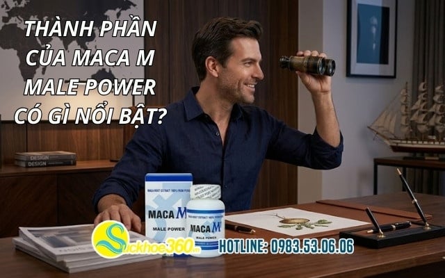Thành phần của Maca M Male Power có gì nổi bật?