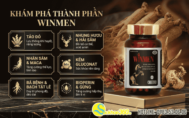 Khám phá các thành phần thảo dược có trong Winmen