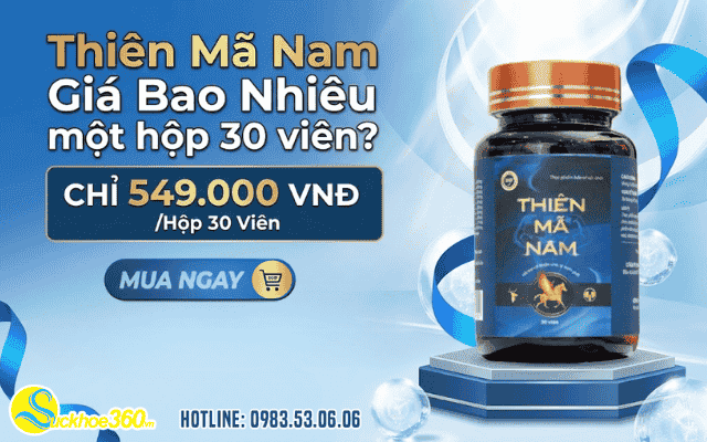 Thiên mã nam giá bao nhiêu một hộp 30 viên?