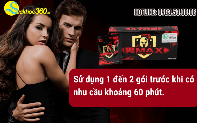 Hướng dẫn cách dùng Otoko Max hiệu quả