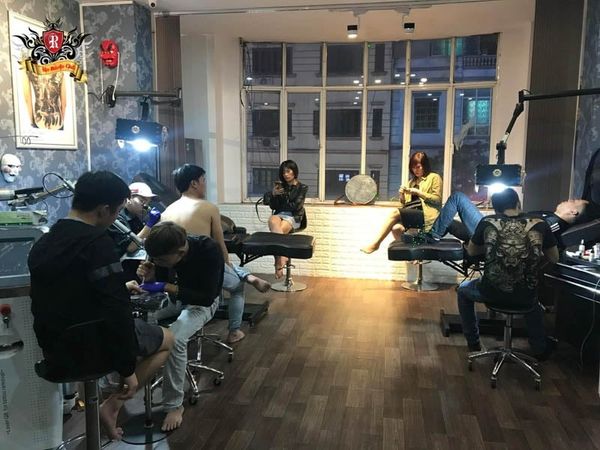 Không gian studio xăm chuyên nghiệp