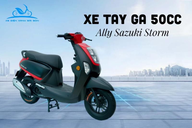 Xe tay ga 50cc Ally Sazuki Storm