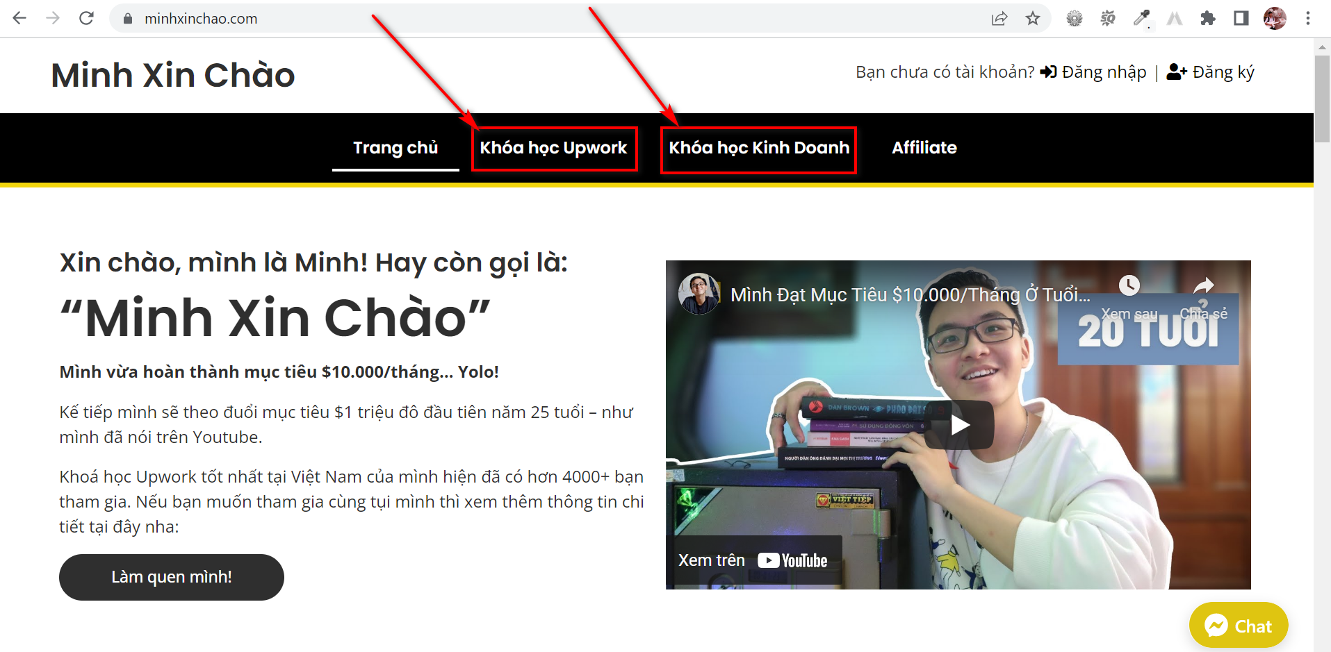 Kiếm tiền từ việc bán sản phẩm khóa học