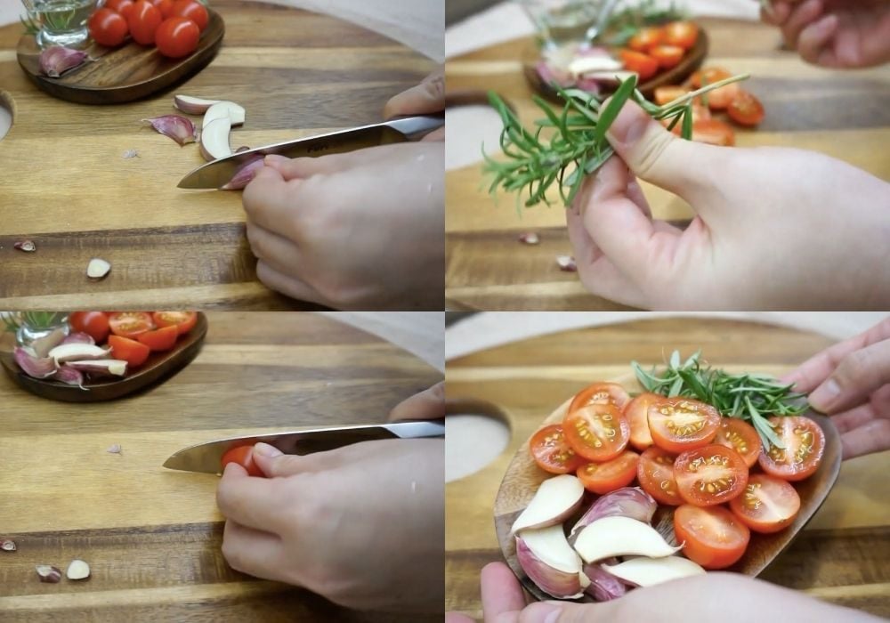 Sơ chế nhân bánh